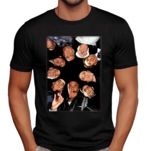 The Sopranos Crew Circle Look Down Meme Vintage Poster T Shirt