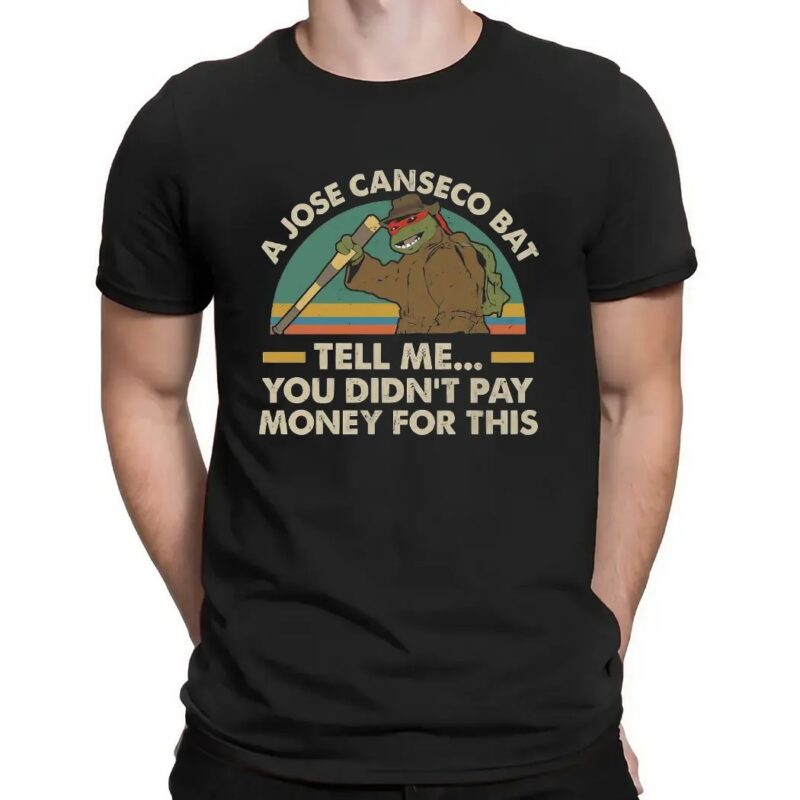 Raphael Teenage Mutant Ninja Turtles A Jose Canseco Bat Tell Me You Didn’t Pay Money For This Vintage T Shirt