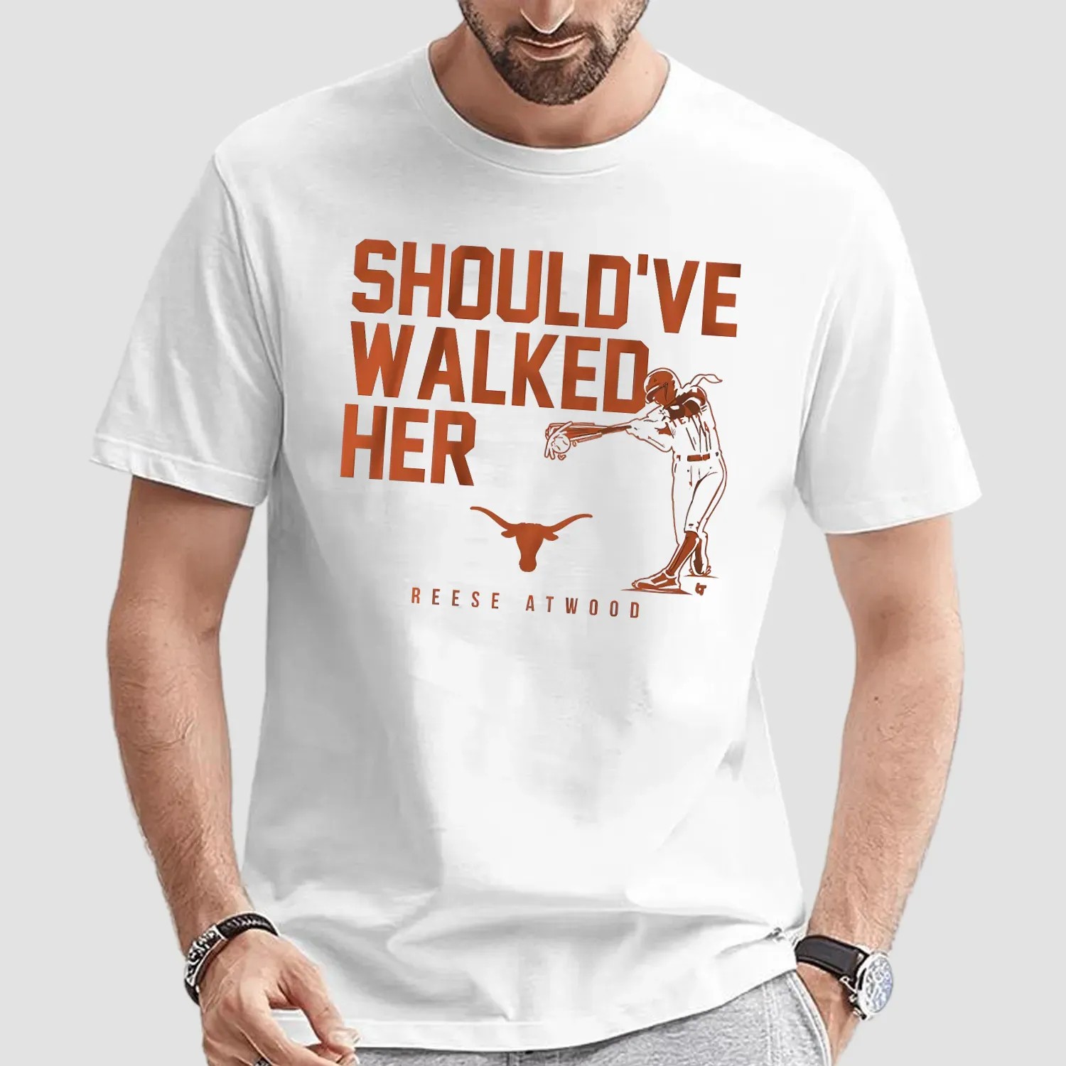 Reese Atwood Texas Longhorn Softball Should've Walked Her T Shirt