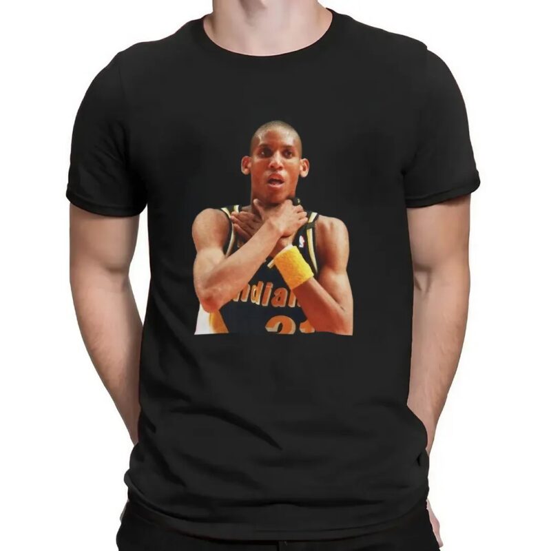 Reggie Miller Indiana Pacers Choke Sign Knicks Spike Lee T Shirt