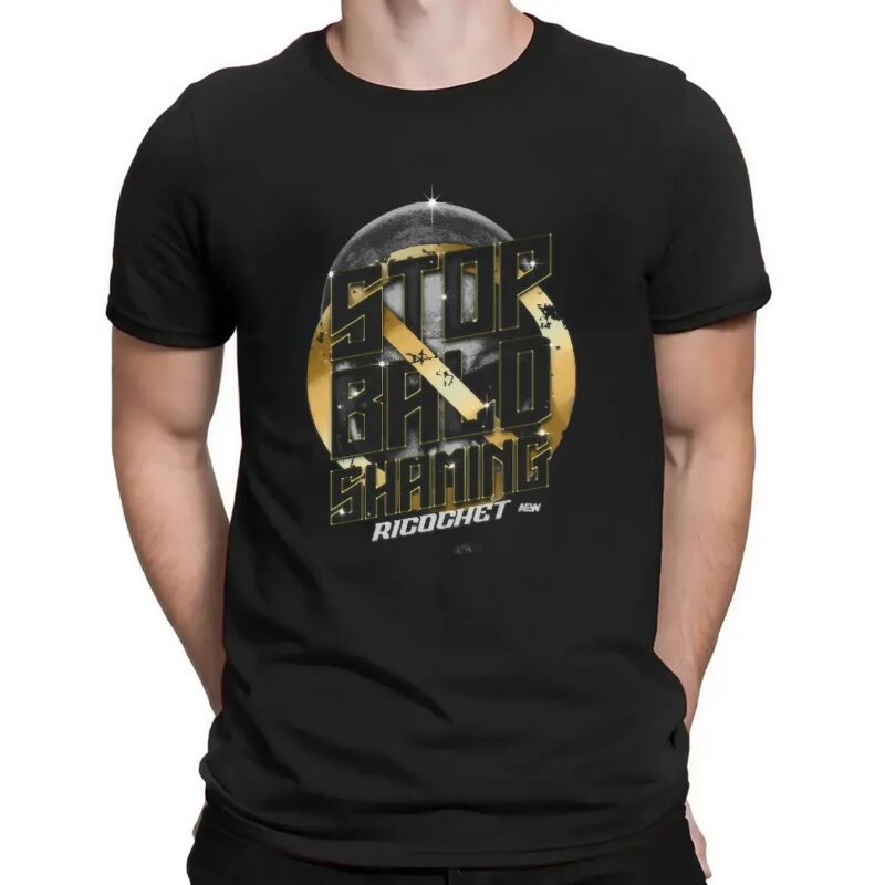 Ricochet Stop Bald Shaming AEW T Shirt