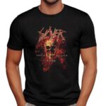 Slayer World Painted Blood Skulls T Shirt