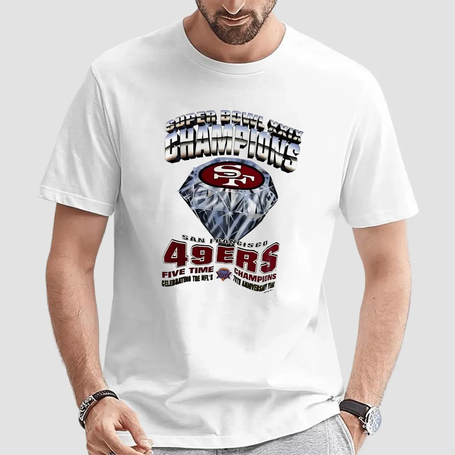 San Francisco 49ers Super Bowl Xxix Champions Vintage T Shirt