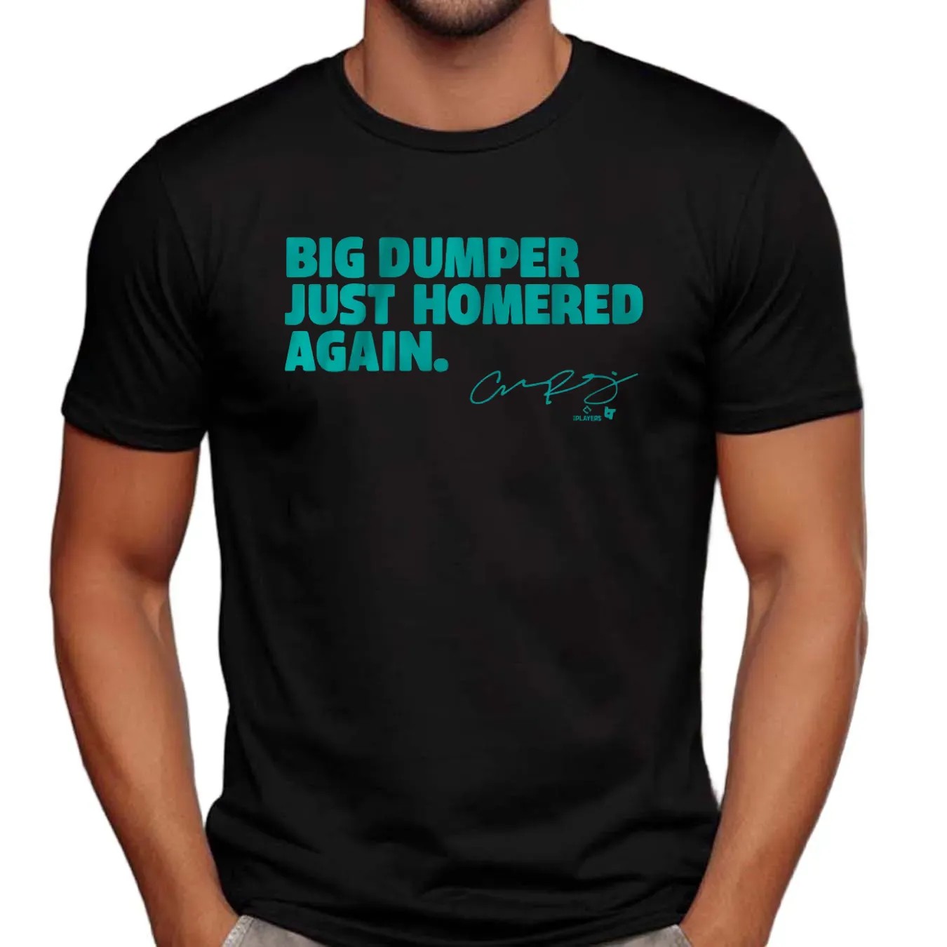 Seattle Mariners Cal Raleigh Big Dumper Just Homered Again Signature T Shirt