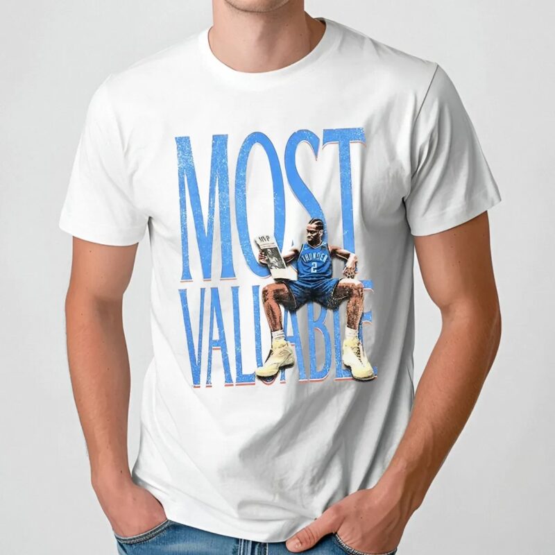 Shai Gilgeous-Alexander SGA Most Valuable OKC The 2025 NBA Finals MVP T Shirt