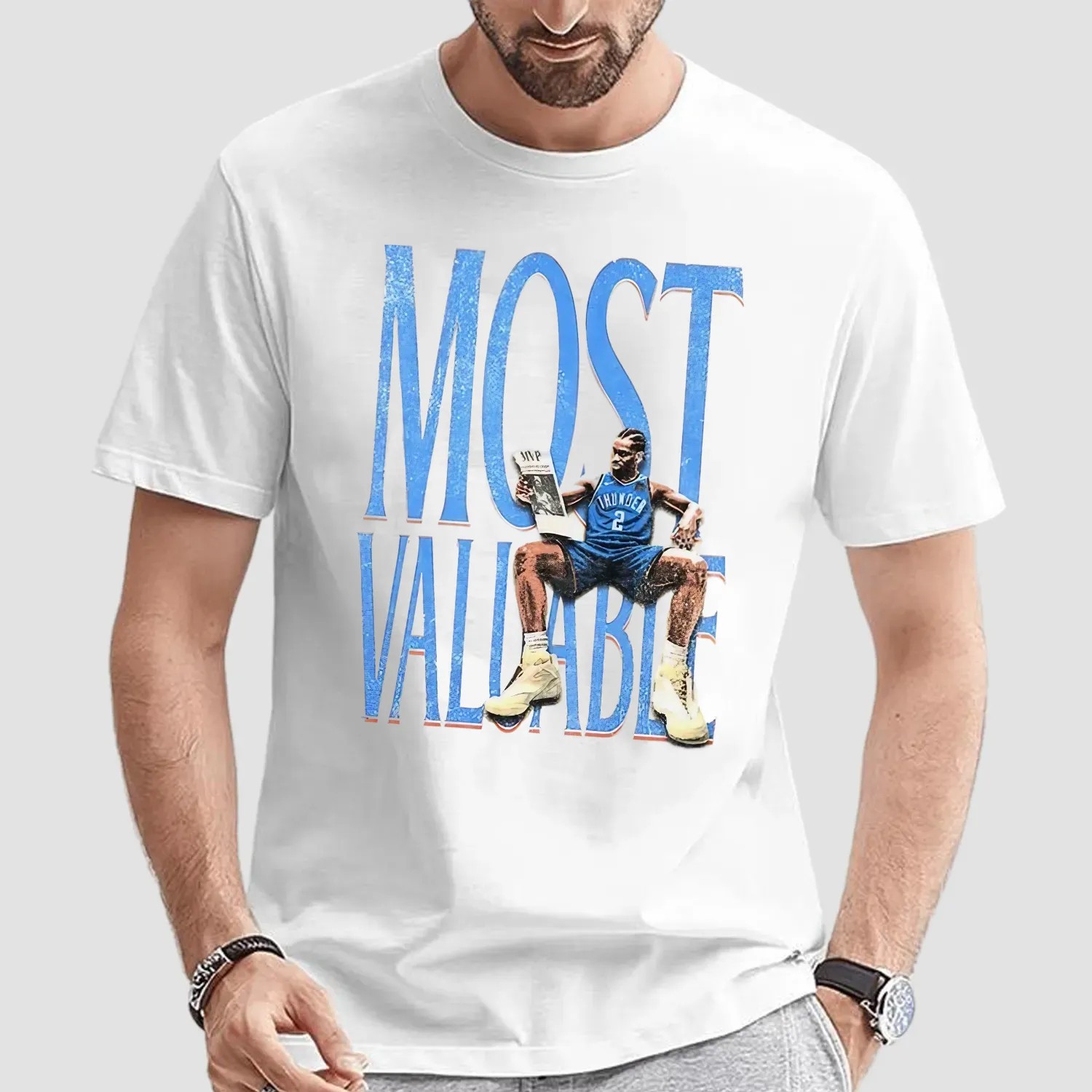 Shai Gilgeous-Alexander SGA Most Valuable OKC The 2025 NBA Finals MVP T Shirt