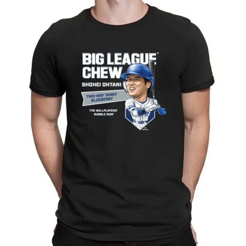 Shohei Ohtani Big League Chew Two-way Tangy Blueberry The Ballplayers’ Bubble Gum’ T Shirt