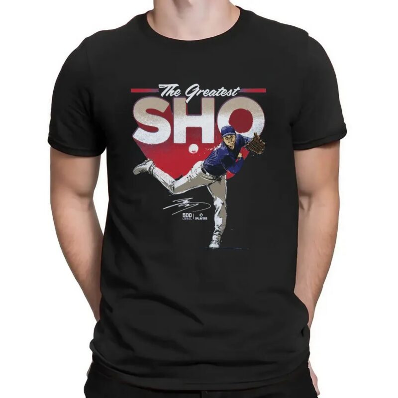 Shohei Ohtani Los Angeles Dodgers The Greatest Sho Bold Signature T Shirt