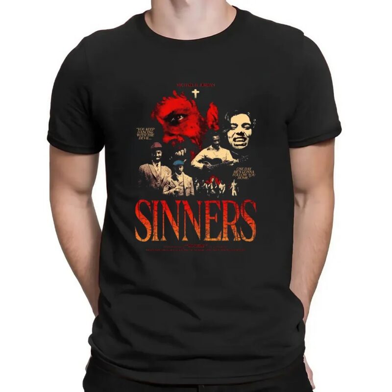 Sinner Michael B Jordan You Keep Dancing With The Devil One Day He's Gonna Follow You Home T Horror Movie T Shirt