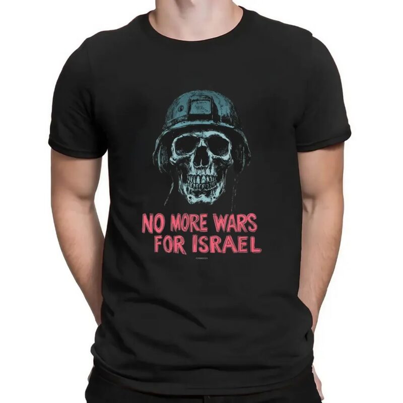 Skull Veterrant No More Wars For Israel T Shirt