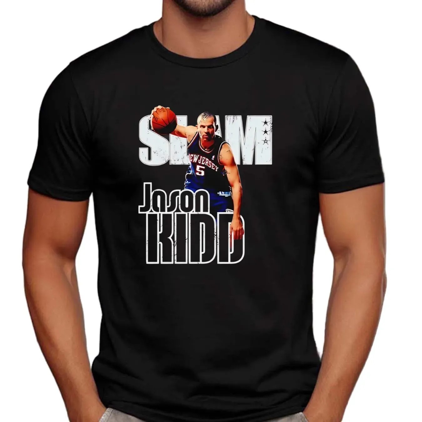 Slam New Jersey Nets Jason Kidd Vintage T Shirt