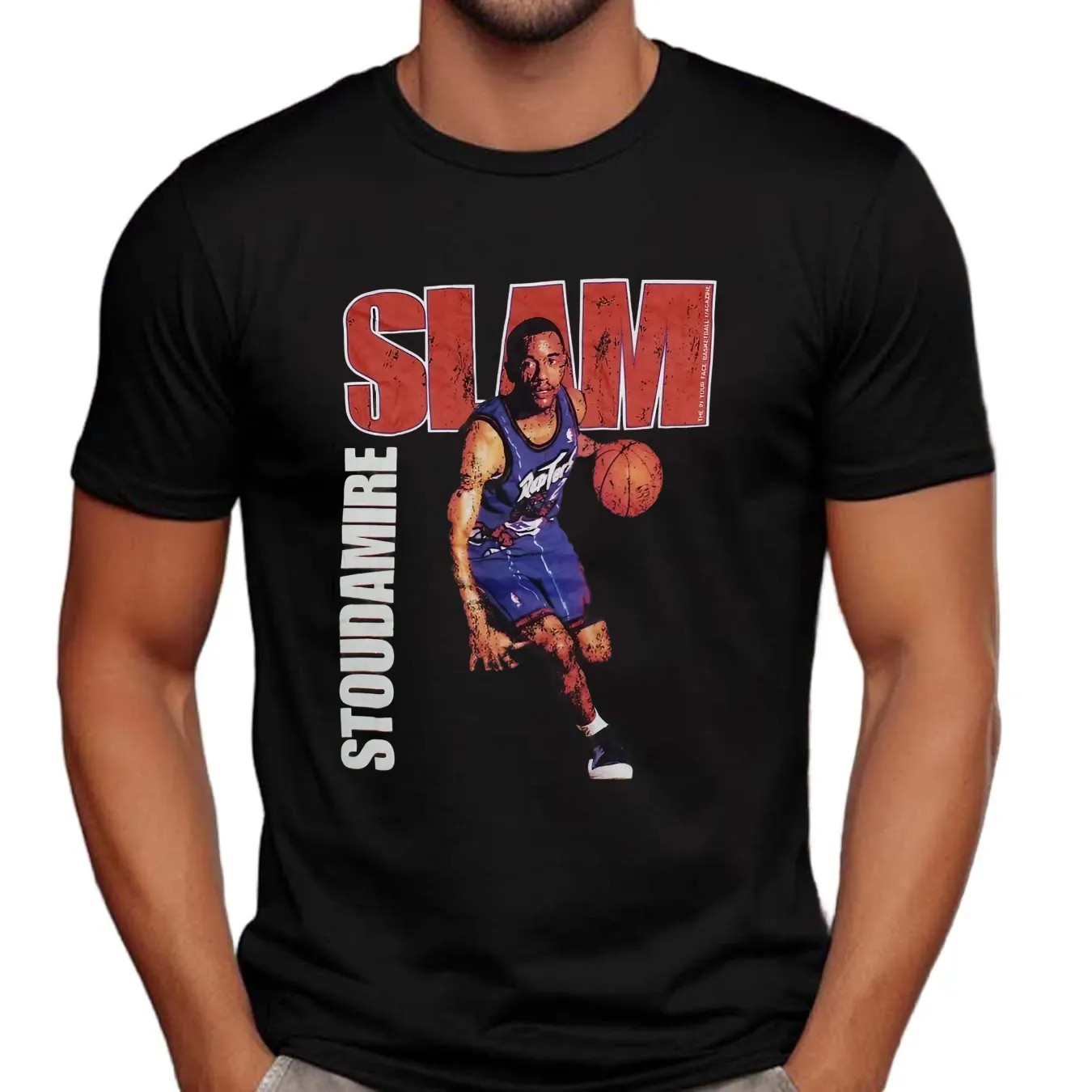 Slam Toronto Raptors Damon Stoudamire vintage t shirt