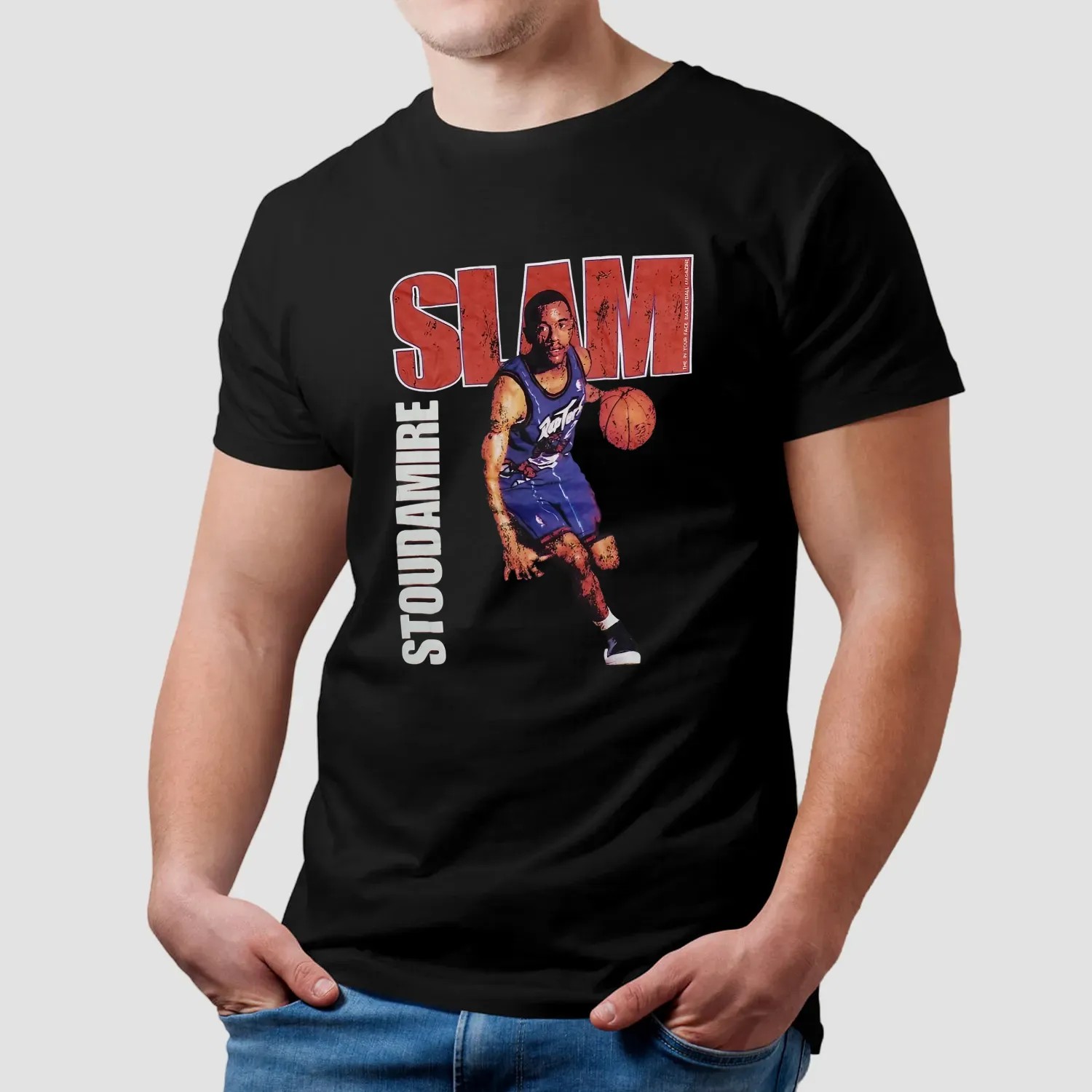 Slam Toronto Raptors Damon Stoudamire vintage t shirt
