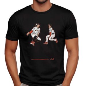 Willy Adames and Mike Yastrzemski Mad Hops T Shirt
