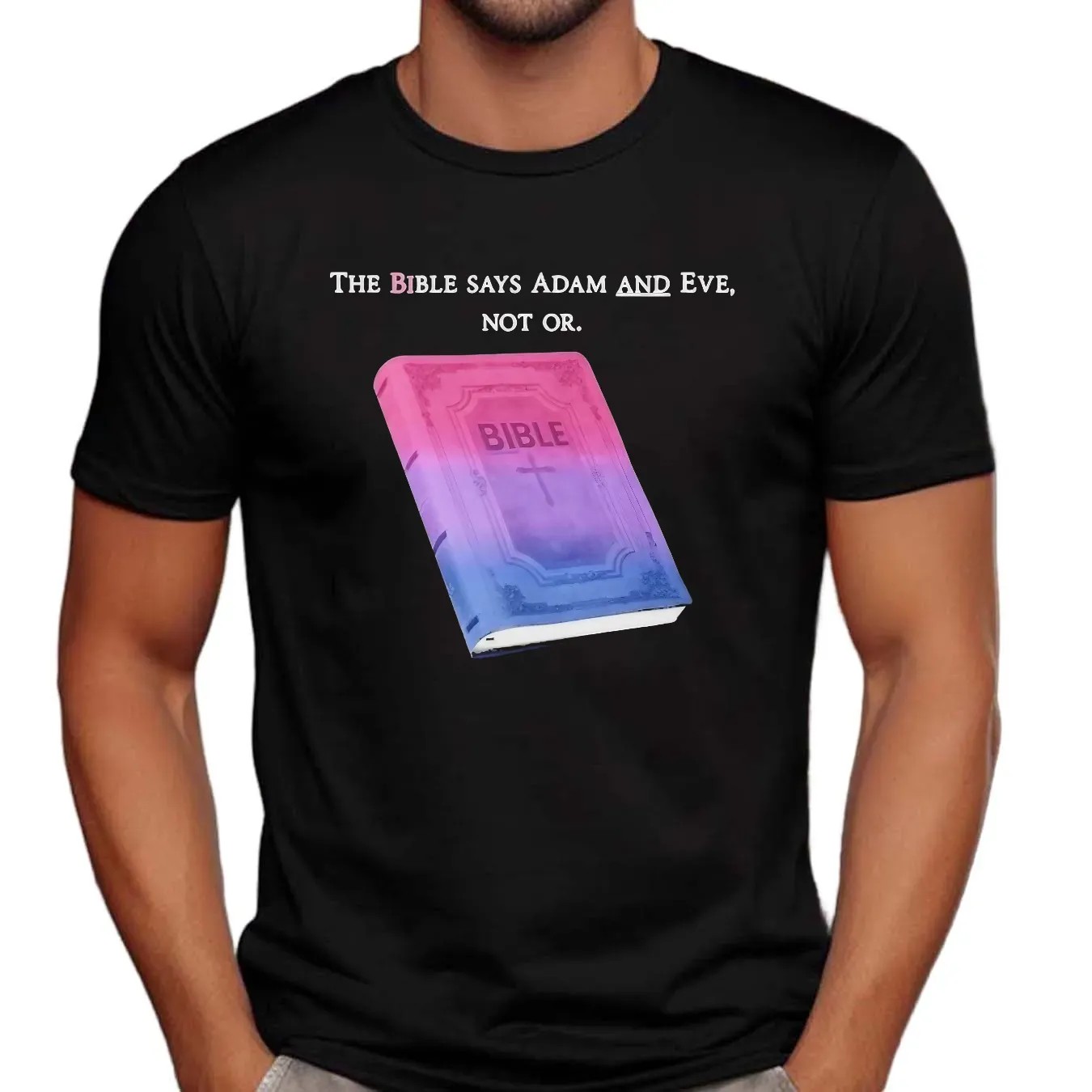 The Bible Says Adam And Eve Not Or Meme T Shirt