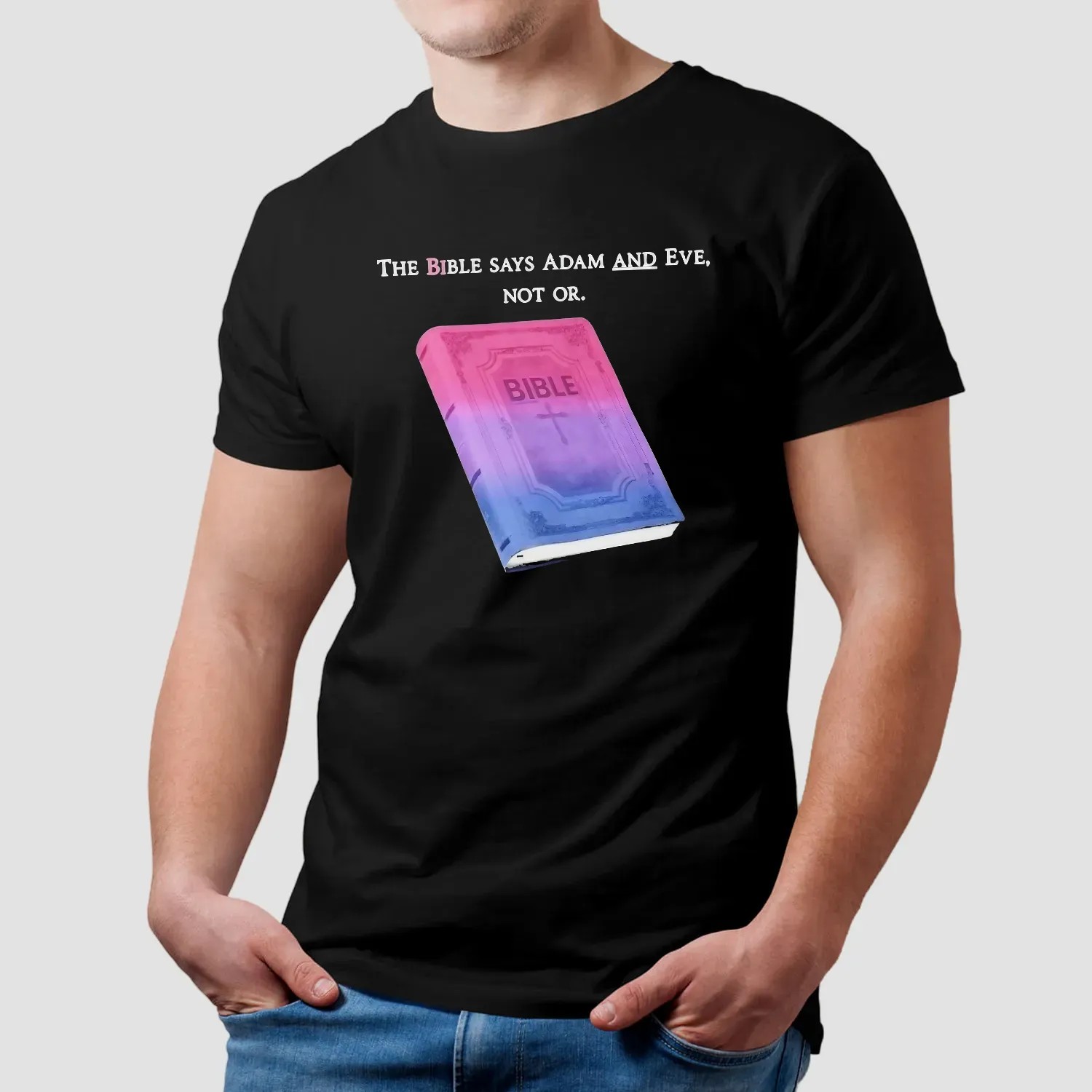 The Bible Says Adam And Eve Not Or Meme T Shirt