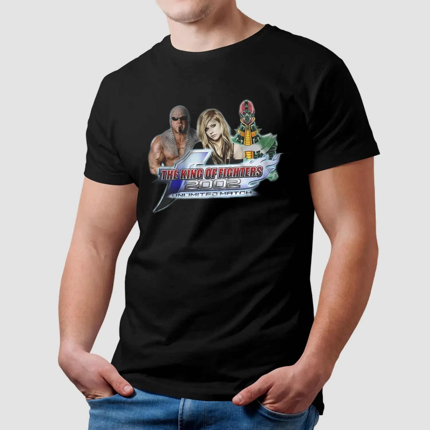 The King of Fighters 2002 Unlimited Match Scott Steiner Avril Lavigne Jinzo T Shirt