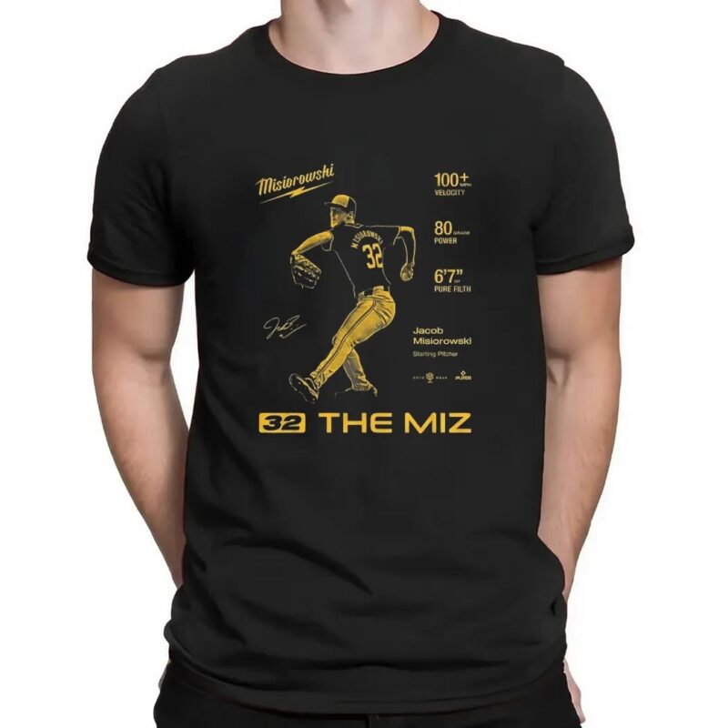 The Miz 32 Milwaukee Brewers Jacob Misiorowski signature t shirt