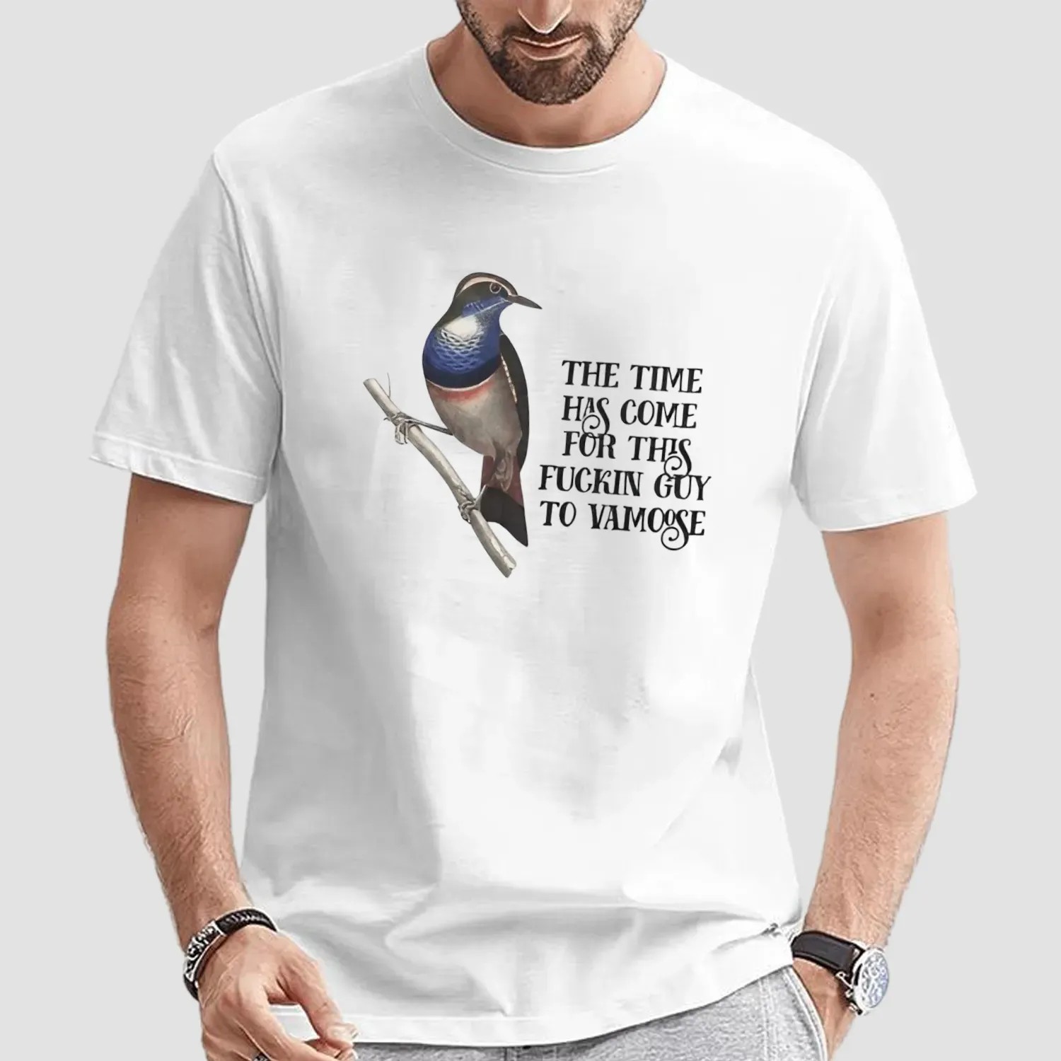 The Time Has Come For This Fuckin Guy To Vamosse T Shirt