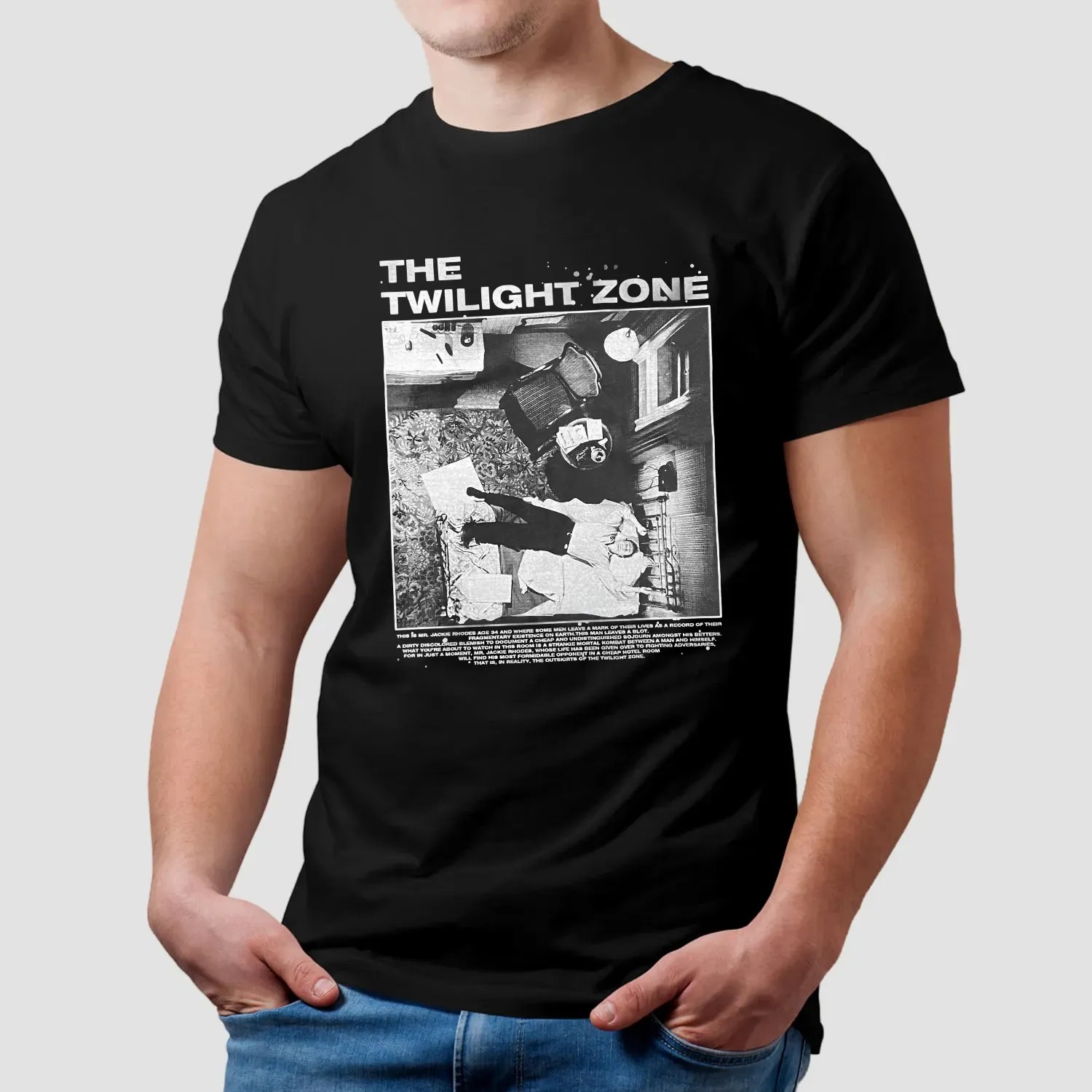 Twilight Zone Nervous Man in a Four Dollar Room T Shirt