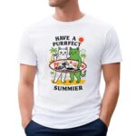 Cat have a purrfect summier t shirt