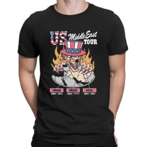 US Middle East Tour Iraq IRan Afg T Shirt