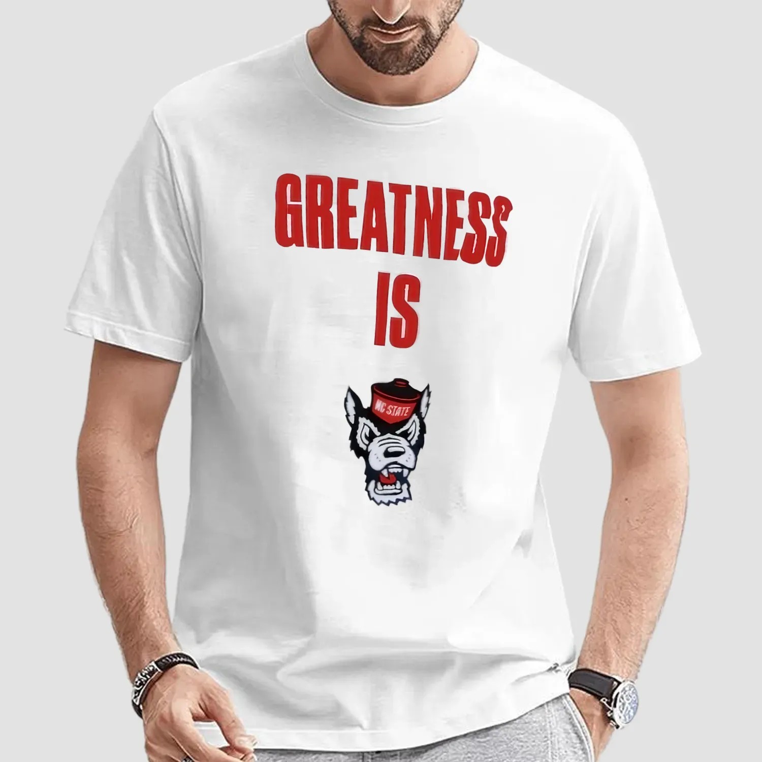 Uconn Huskies Qadence Samuels Wearing Greatness Is Nc State Basketball T Shirt