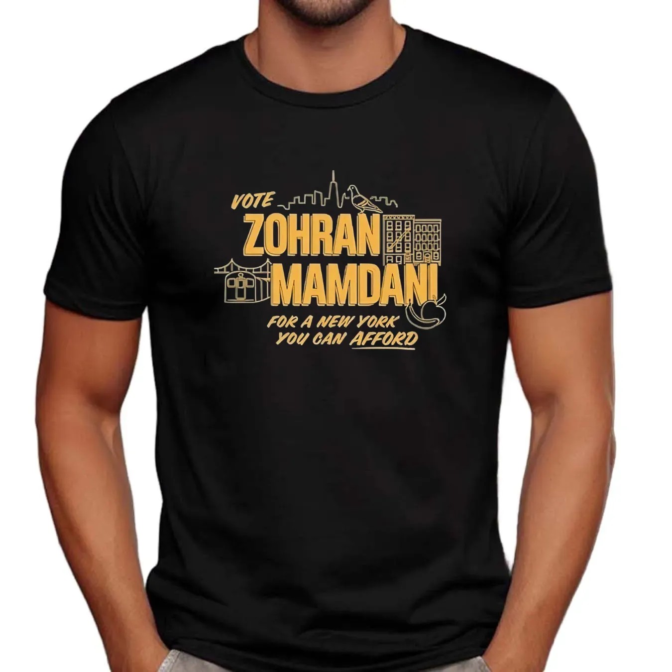 Vote Zohran Mamdani For A New York You Can Afford Vintage T Shirt