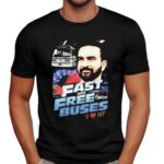 MTA Fast And Free Buses I Love NY Movie Parody T Shirt