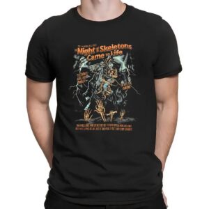It Was Also The Night That The Skeletons Came To Life Skeleton Song Tim Robinson T Shirt