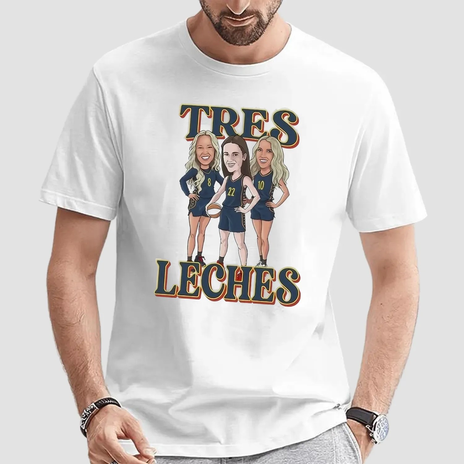 WNBA Tres Leches Caitlin Clark Lexie Hull and Sophie Cunningham T Shirt