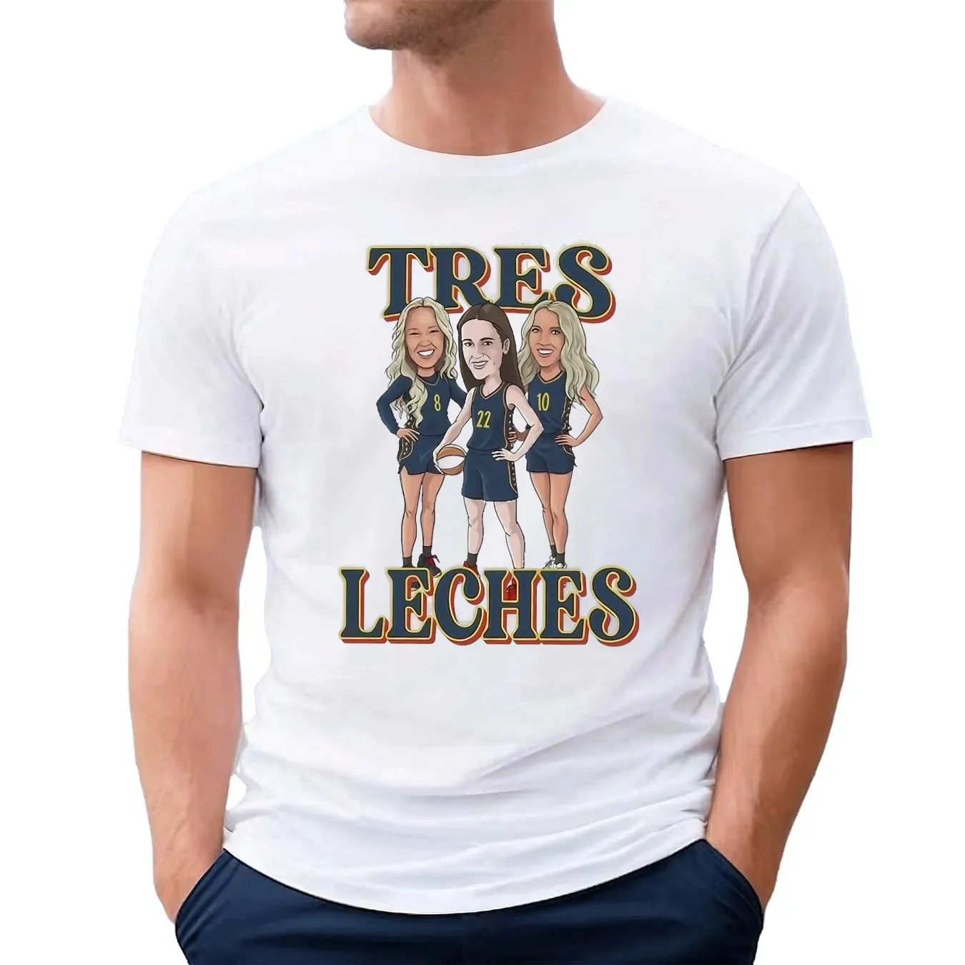 WNBA Tres Leches Caitlin Clark Lexie Hull and Sophie Cunningham T Shirt