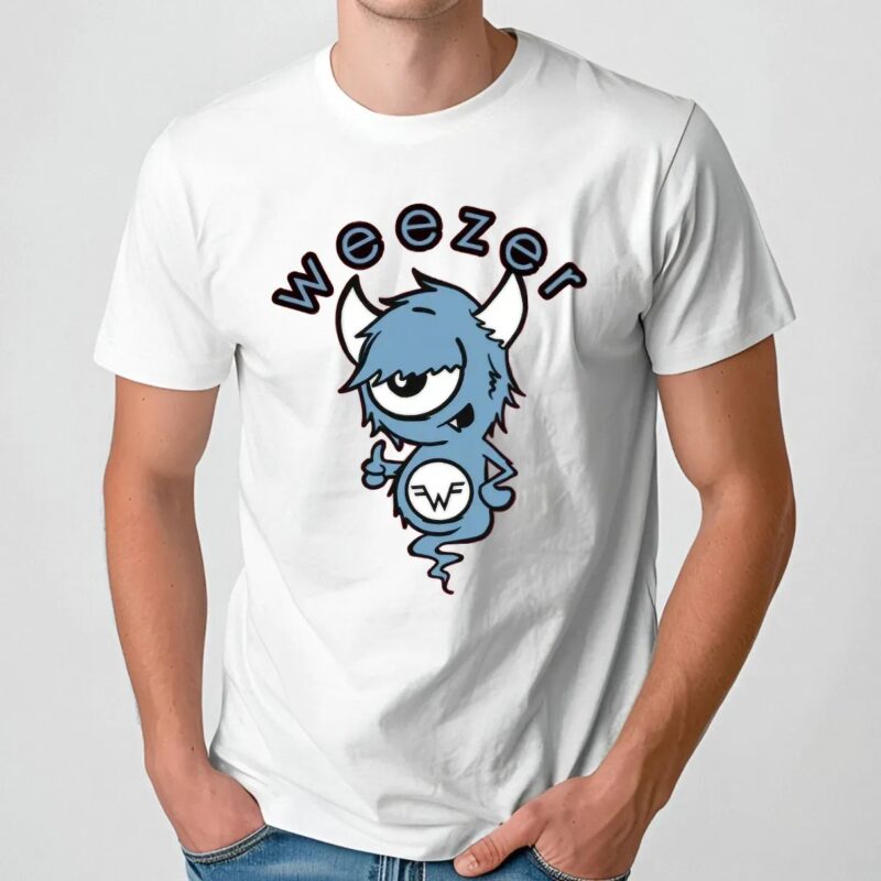 Weezer Monster Graphic T Shirt