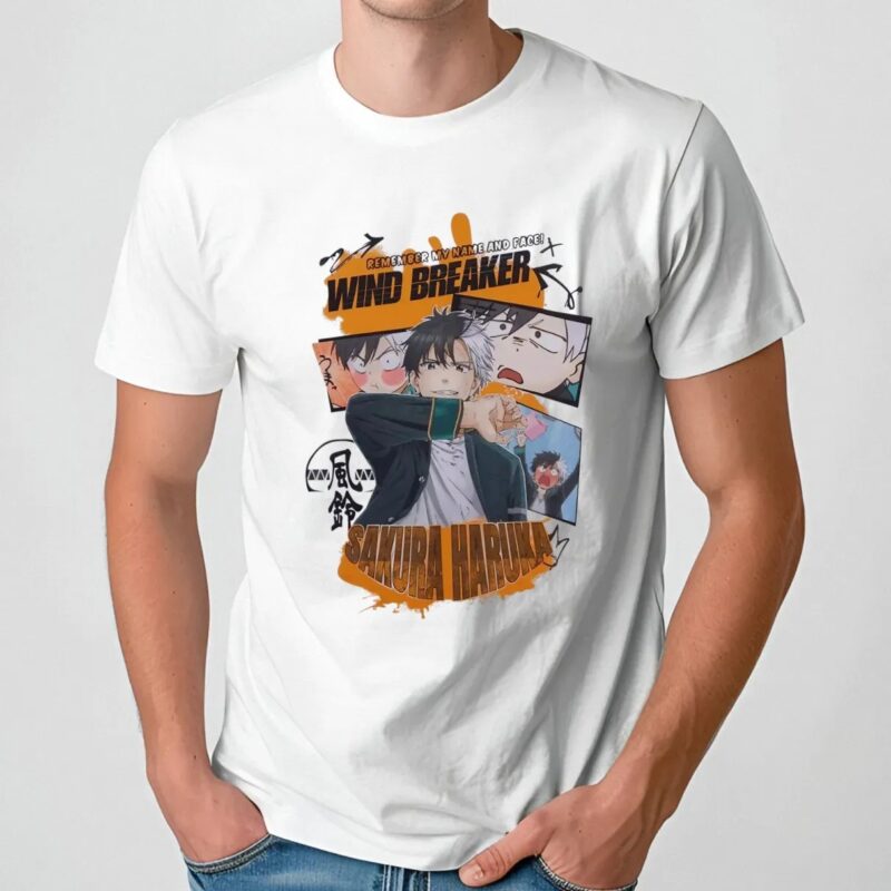 Wind Breaker Sakura Haruka Remember My Name And Face T Shirt