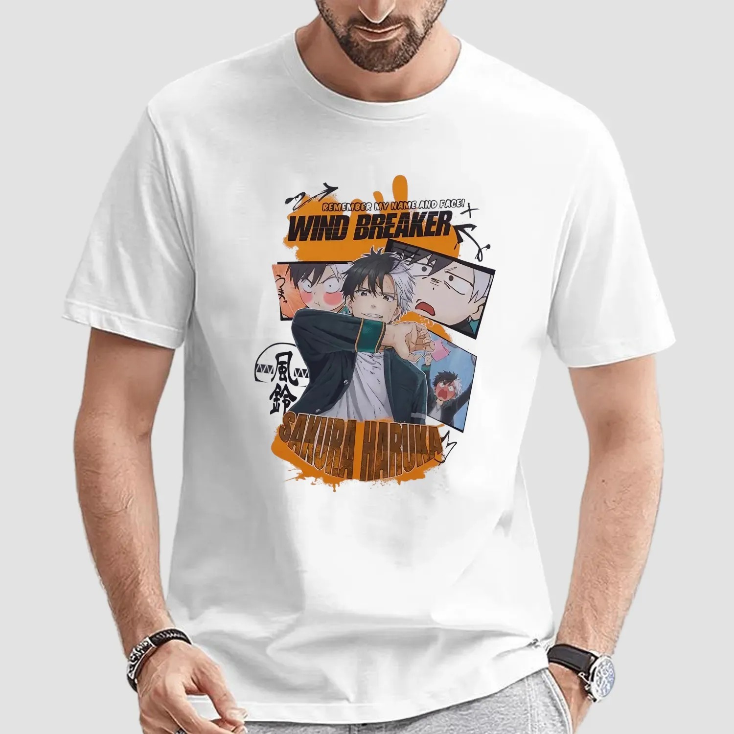 Wind Breaker Sakura Haruka Remember My Name And Face T Shirt