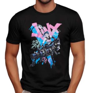 Arcane Jinx Graffiti Jumbo Graphic T Shirt