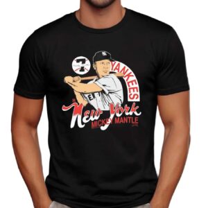 Mickey Mantle New York Yankees Best Player Signature T Shirt