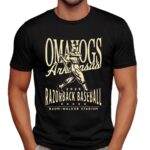 Omahogs Arkansas Razorbacks Vintage Swing Baseball Baum-walker Stadium T Shirt