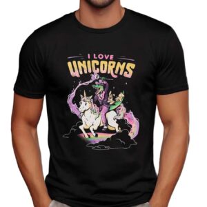 Legends Of Avantris I Love Unicorns T Shirt