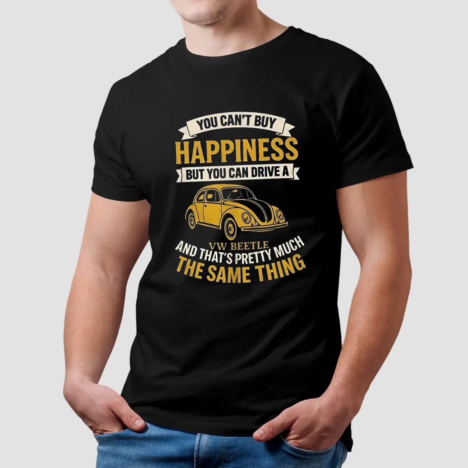 You can’t buy happiness but you can drive a vw beetle t shirt