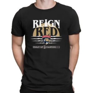 Florida Panthers Reign Red 2025 Stanley Cup Champions Hometown T Shirt