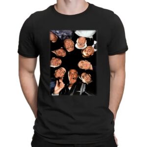 The Sopranos Crew Circle Look Down Meme Vintage Poster T Shirt