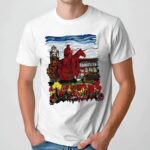 Texas Tech Wrapped Will Rogers Masked Rider Campus Scene T Shirt