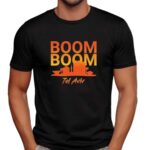 Lukas Gage wearing Boom Boom Tel Aviv t shirt