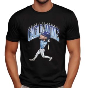 Jac Caglianone Kansas City Royals MLB baseball cartoon t shirt