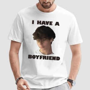 I Have A Boyfriend Customized Couple T Shirt