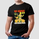 No Bombs On Iran Man Peace Homie Shirt