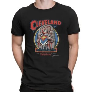 Cleveland Super Guardian Birthplace Of A Superhero Graphic T Shirt