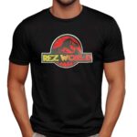 Dinosaur Rez World Jurassic Park Logo Parody T Shirt