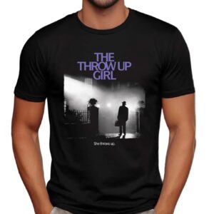 Throw Up Girl She Throw Up Silhouette T Shirt